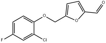 5-[(2-chloro-4-fluorophenoxy)methyl]-2-furaldehyde Struktur