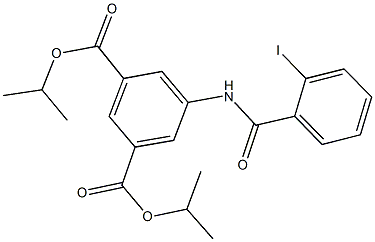 diisopropyl 5-[(2-iodobenzoyl)amino]isophthalate Struktur