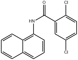 2,5-dichloro-N-(1-naphthyl)benzamide Struktur