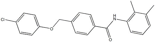 4-[(4-chlorophenoxy)methyl]-N-(2,3-dimethylphenyl)benzamide Struktur