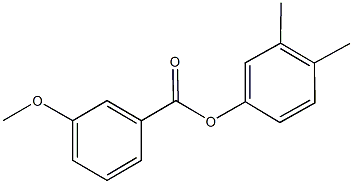 3,4-dimethylphenyl 3-methoxybenzoate Struktur