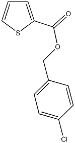 4-chlorobenzyl 2-thiophenecarboxylate Struktur