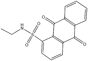 N-ethyl-9,10-dioxo-9,10-dihydro-1-anthracenesulfonamide Struktur