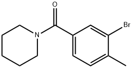 1-(3-bromo-4-methylbenzoyl)piperidine Struktur