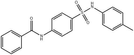 N-[4-(4-toluidinosulfonyl)phenyl]benzamide Struktur