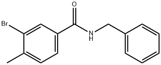 N-benzyl-3-bromo-4-methylbenzamide Struktur