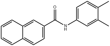 N-(3,4-dimethylphenyl)-2-naphthamide Struktur