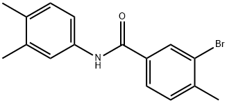 3-bromo-N-(3,4-dimethylphenyl)-4-methylbenzamide Struktur