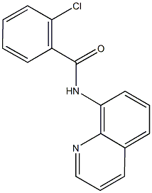 2-chloro-N-(8-quinolinyl)benzamide Struktur