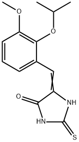 5-(2-isopropoxy-3-methoxybenzylidene)-2-thioxo-4-imidazolidinone Struktur