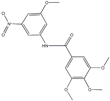 N-{3-nitro-5-methoxyphenyl}-3,4,5-trimethoxybenzamide Struktur