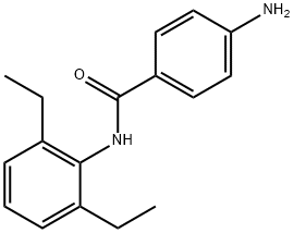 4-amino-N-(2,6-diethylphenyl)benzamide Struktur