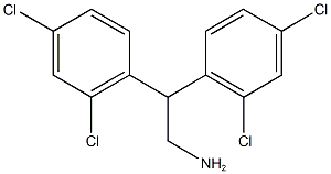 2,2-bis(2,4-dichlorophenyl)ethylamine Struktur