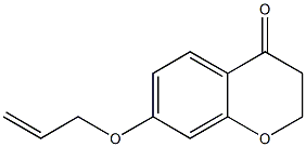 7-(allyloxy)-2,3-dihydro-4H-chromen-4-one Struktur