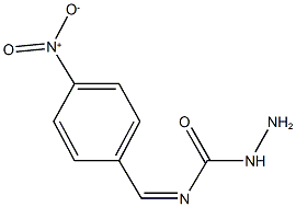 N-{4-nitrobenzylidene}hydrazinecarboxamide Struktur