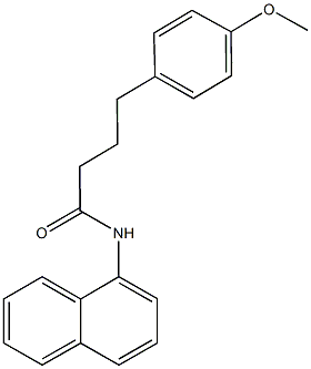 4-(4-methoxyphenyl)-N-(1-naphthyl)butanamide Struktur