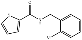 N-(2-chlorobenzyl)-2-thiophenecarboxamide Struktur