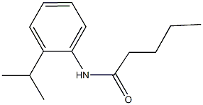 N-(2-isopropylphenyl)pentanamide Struktur