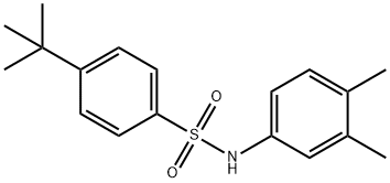 4-tert-butyl-N-(3,4-dimethylphenyl)benzenesulfonamide Struktur