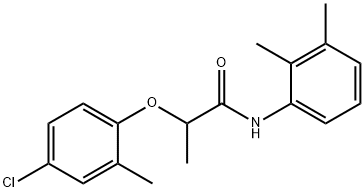 2-(4-chloro-2-methylphenoxy)-N-(2,3-dimethylphenyl)propanamide Struktur