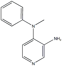 N~4~-methyl-N~4~-phenyl-3,4-pyridinediamine Struktur