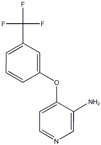 4-[3-(trifluoromethyl)phenoxy]-3-pyridinamine Struktur