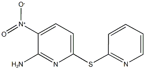 2-amino-3-nitro-6-(pyridin-2-ylthio)pyridine Struktur