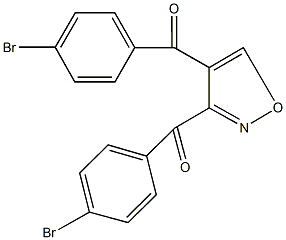 [3-(4-bromobenzoyl)-4-isoxazolyl](4-bromophenyl)methanone Struktur