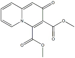 dimethyl 2-oxo-2H-quinolizine-3,4-dicarboxylate Struktur