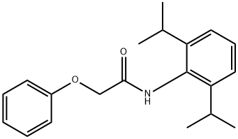 N-(2,6-diisopropylphenyl)-2-phenoxyacetamide Struktur