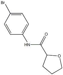 N-(4-bromophenyl)tetrahydro-2-furancarboxamide Struktur