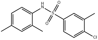 4-chloro-N-(2,4-dimethylphenyl)-3-methylbenzenesulfonamide Struktur