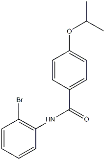 N-(2-bromophenyl)-4-isopropoxybenzamide Struktur