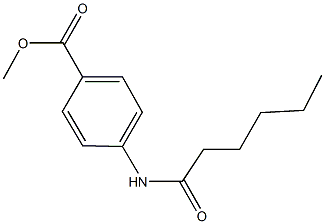 methyl 4-(hexanoylamino)benzoate Struktur