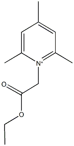 1-(2-ethoxy-2-oxoethyl)-2,4,6-trimethylpyridinium Struktur