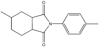 5-methyl-2-(4-methylphenyl)hexahydro-1H-isoindole-1,3(2H)-dione Struktur