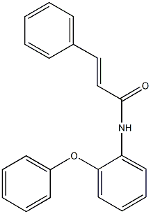 N-(2-phenoxyphenyl)-3-phenylacrylamide Struktur