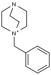 1-benzyl-4-aza-1-azoniabicyclo[2.2.2]octane Struktur