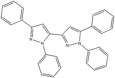 1,1',3',5-tetraphenyl-3,5'-bis(1H-pyrazole) Struktur