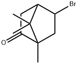 5-bromo-1,7,7-trimethylbicyclo[2.2.1]heptan-2-one Struktur