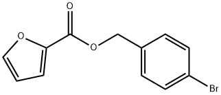 4-bromobenzyl 2-furoate Struktur