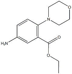 ethyl 5-amino-2-(4-morpholinyl)benzoate Struktur