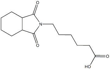 6-(1,3-dioxooctahydro-2H-isoindol-2-yl)hexanoic acid Struktur