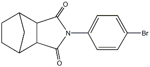 4-(4-bromophenyl)-4-azatricyclo[5.2.1.0~2,6~]decane-3,5-dione Struktur