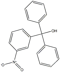 {3-nitrophenyl}(diphenyl)methanol Struktur