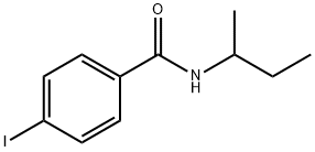 N-(sec-butyl)-4-iodobenzamide Struktur