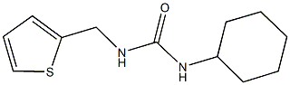 N-cyclohexyl-N'-(2-thienylmethyl)urea Struktur