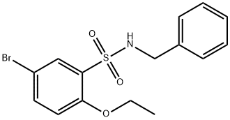 N-benzyl-5-bromo-2-ethoxybenzenesulfonamide Struktur