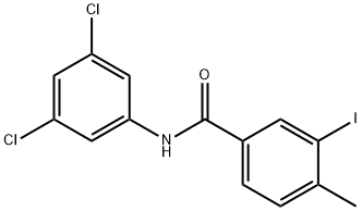 N-(3,5-dichlorophenyl)-3-iodo-4-methylbenzamide Struktur