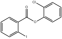 2-chlorophenyl 2-iodobenzoate Struktur